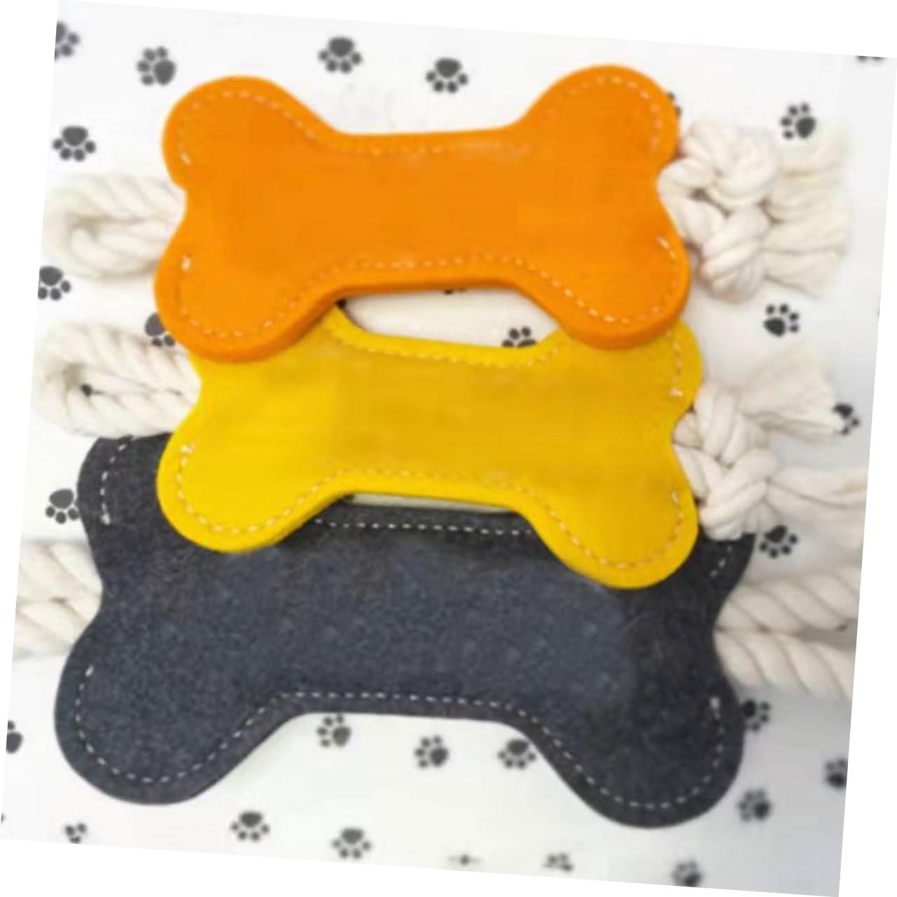 Housoutil 12pezzi Giocattoli Masticatori Per Cani Design Forma Di Osso Giocattoli Per Pet Dog Molar Supply Resistente e Interattivo Per Pulizia Dei Denti e Gioco