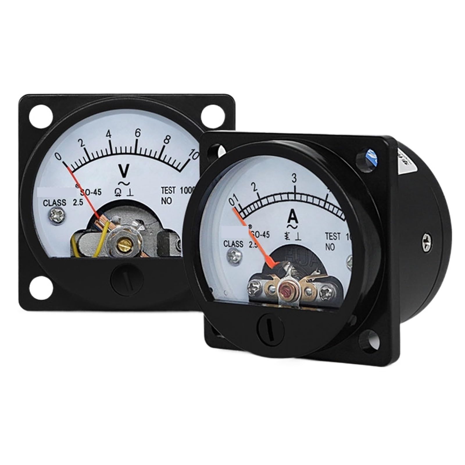 Testeur de pointeur ampèremètre analogique SO-45 de 1 A, 2 A, 3 A, 5 A, 10 A, 15 A, 20 A, 30/5 A, 50 A, 100 A, 200 A, 250 A, 300 A, 400 A, 500 A, 600/5 A (AC 50-5 A)