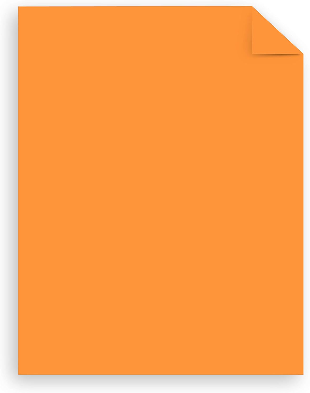 Astrobrights Mega Collection, Colored Paper, Bright Orange, 625 Sheets, 24 lb/89 gsm, 8.5" x 11" - MORE SHEETS! (91619), Ream : Office Products