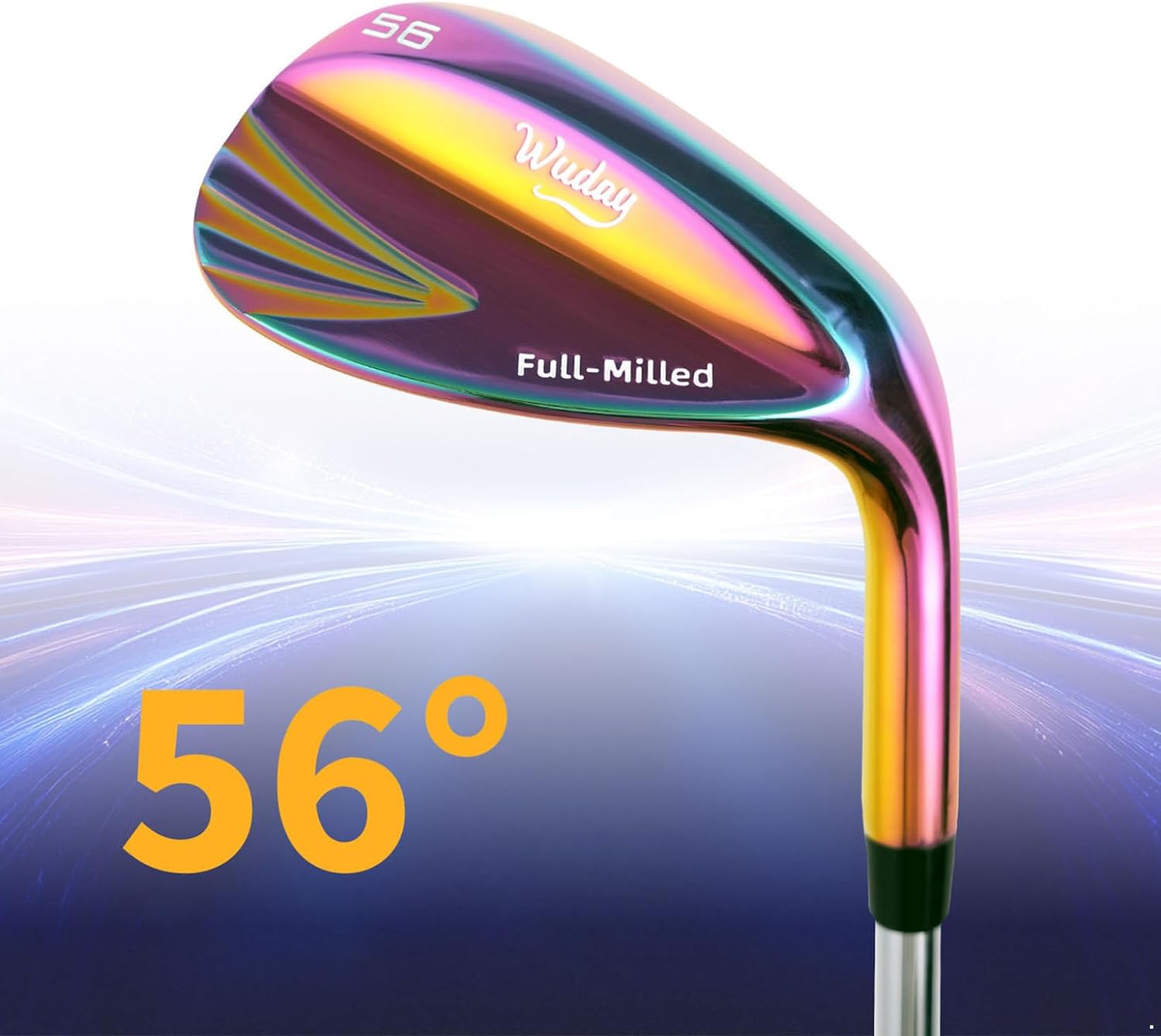 Rainbow Plated Golf Wedge Optimized Trajectory 52 56 60 Degree Pitch Club