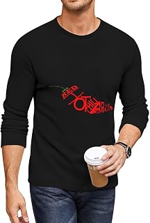 T Shirts for Men Red Hot Chili Peppers Long Sleeve T-Shirts Graphic Tees
