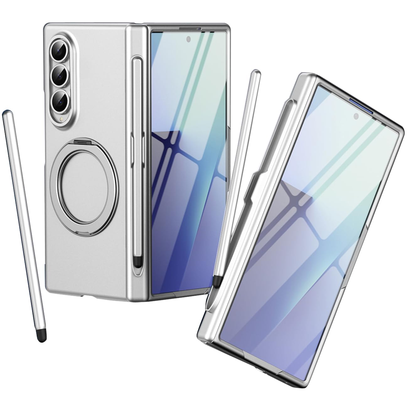 Coque Samsung Z Fold3 bague magnétique et stylet pour optimiser votre écran - 7