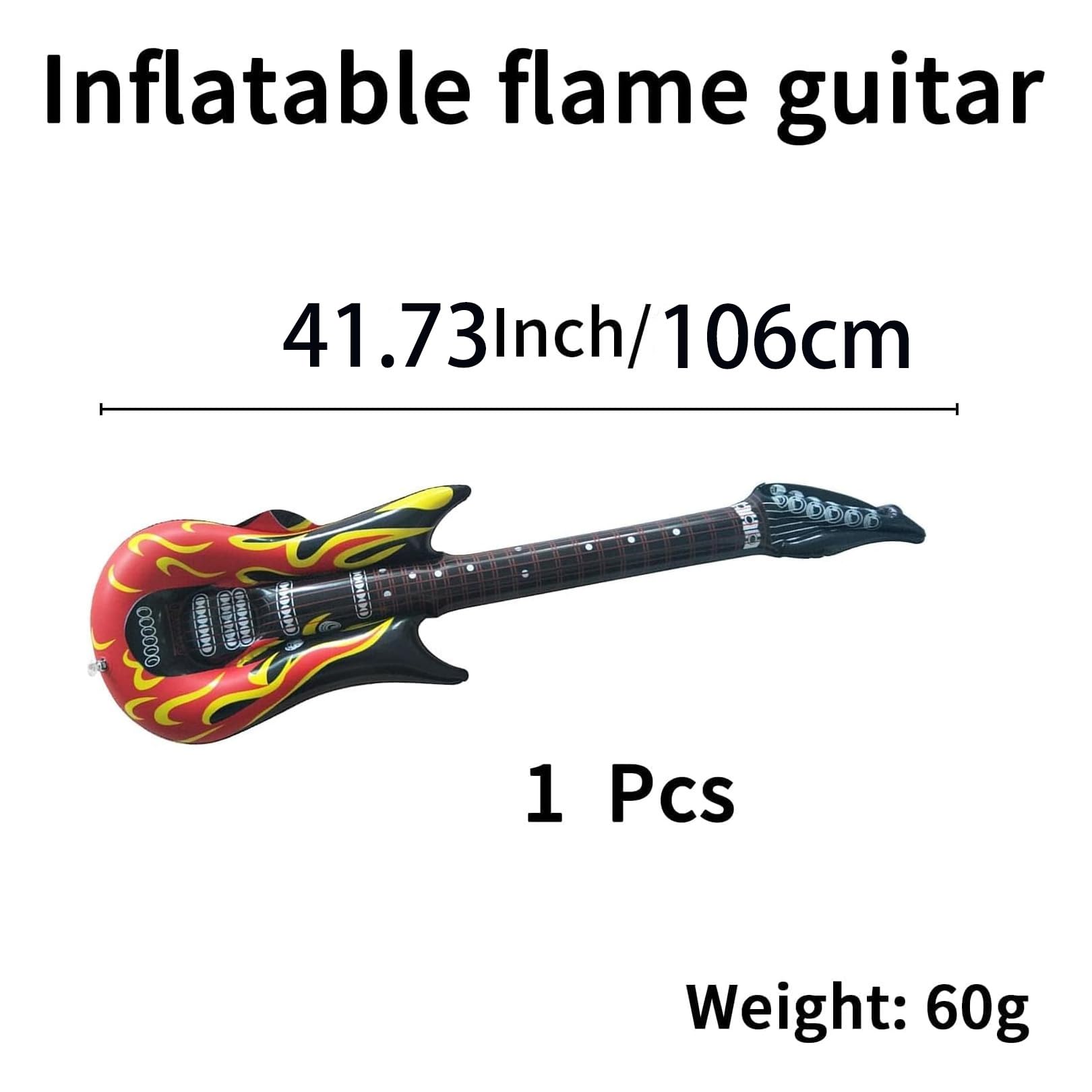 6 Guitares Gonflables 90cm Flammes Rock - Accessoire Fête Enfant Adulte Carnaval Piscine Accessoire Photo Carnaval Piscine 6 Guitares Gonflables 90cm Flammes Rock - Accessoire Fête Enfant Adulte Carnaval Piscine Accessoire Photo Carnaval Piscine
