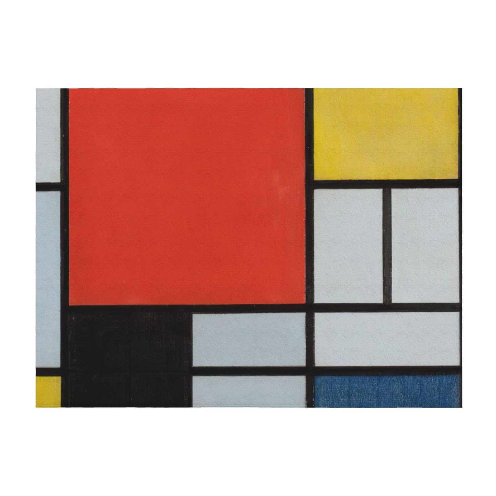 Couverture de lit en microfibre EdWal Composition multicolore