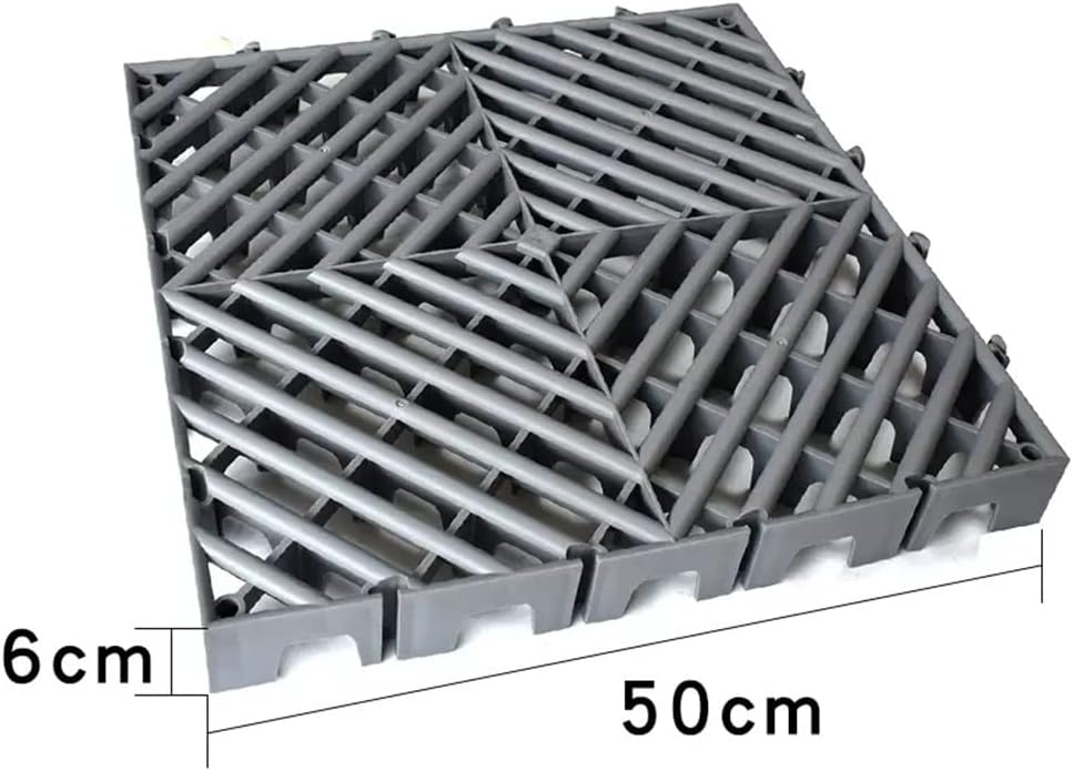 Plastic Pallets Storage Commodity Goods Pad, Waterproof Non-Slip Isolation Board Car Beauty Pads Height 3/5/6cm Easy to Clean