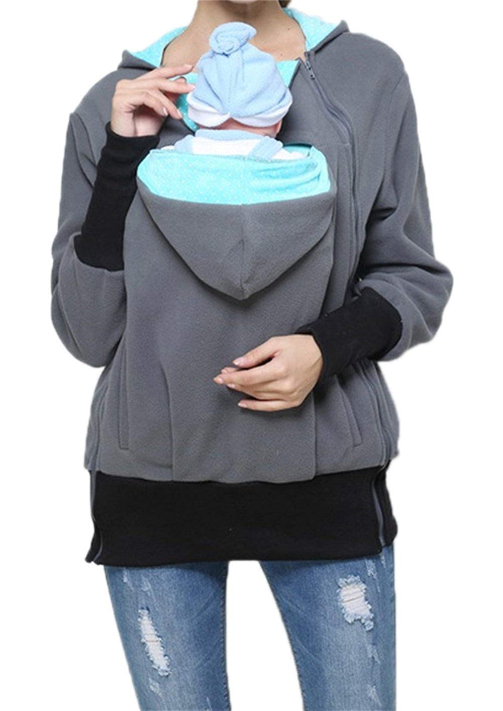 Porte-bébé Kangourou, Sweat-shirt à Capuche Pour Père, Veste
