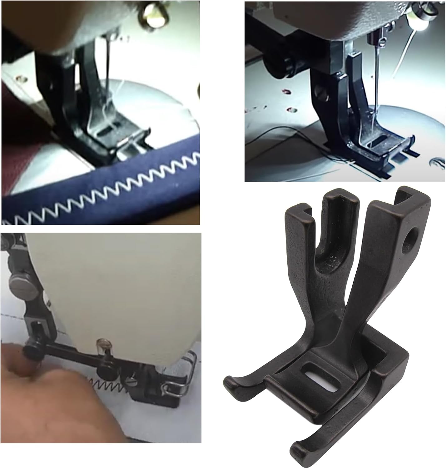 CKPSMS Brand - 1SET Double Toe Zigzag Walking Foot #KP-19337 Compatible with/Replacement for Toyota Brand DY2530 CONSEW Brand 146RB Industry Sewing Machines