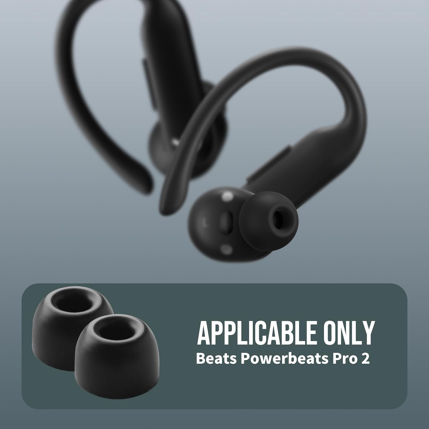 10 Pairs for Beats Powerbeats Pro 2 Ear Tips with Cleaning Kit image 2