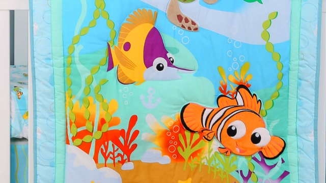 Baby Crib Bedding Set 3-Piece Sea Turtle Crib Bedding Set