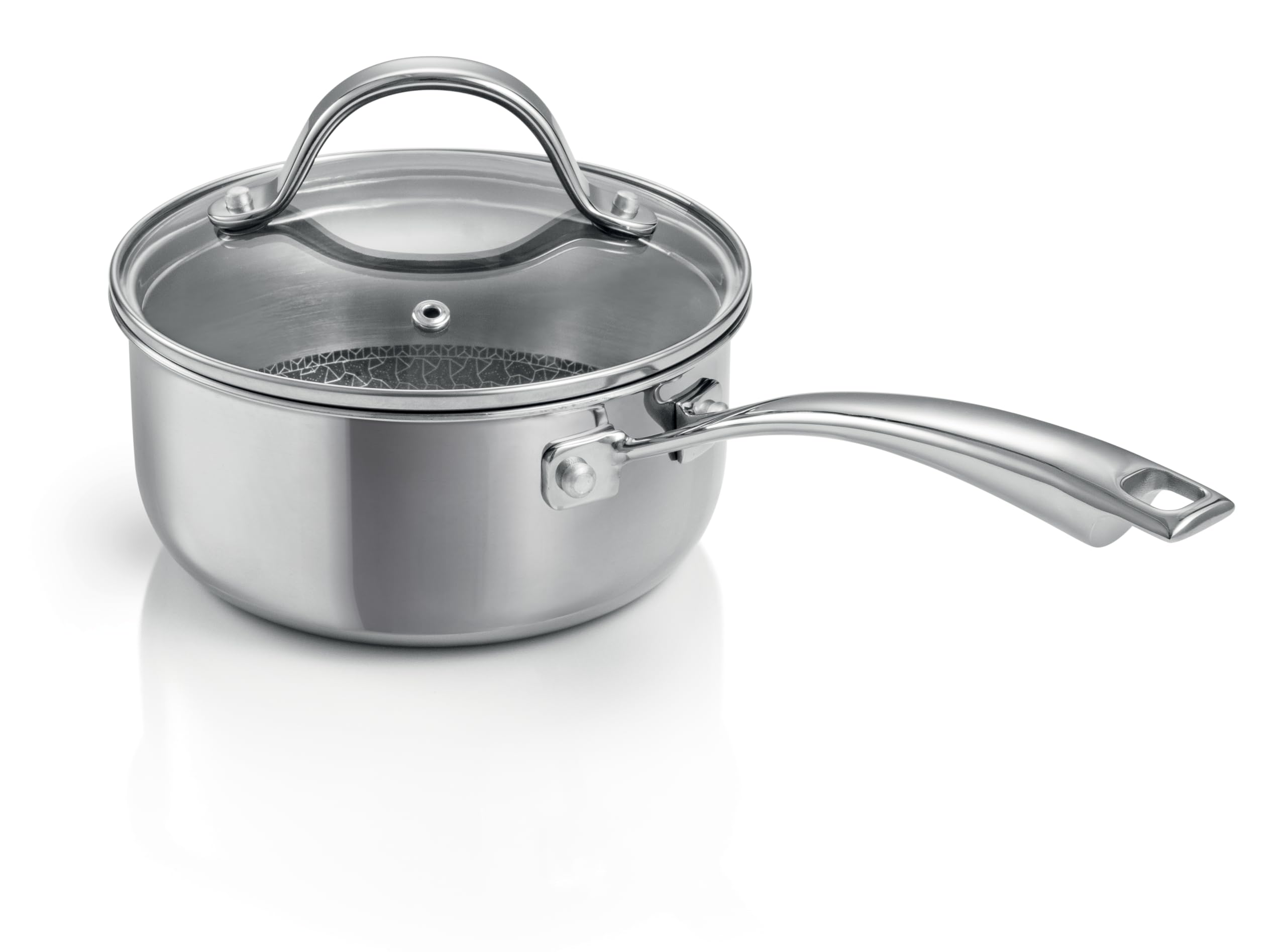 Tescoma 780580 SteelCRAFT garnek 1 uchwyt z pokrywką Ø 16 cm, pojemność 1,5 l