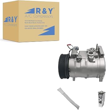 RYC Automotive Air Conditioning Compressor and A/C Clutch Kit KT A043