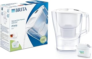 BRITA Jarra filtrante Aluna de 2,4 L con filtro blanco Purificación de agua