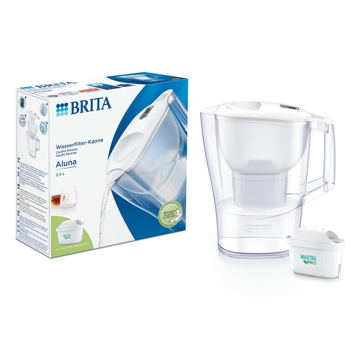BRITA Karaffe mit Filter, mehrfarbig, einzigartig