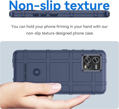 Miniatura 4 de Funda delgada para Motorola G72, resistente funda protectora con protección de grado militar a prueba de golpes y lente de cámara para Moto G72,
