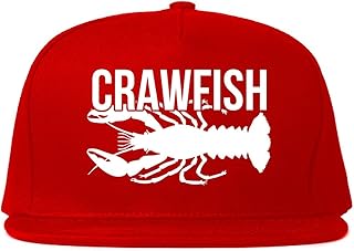 Crawfish Snapback Hat Cap Red