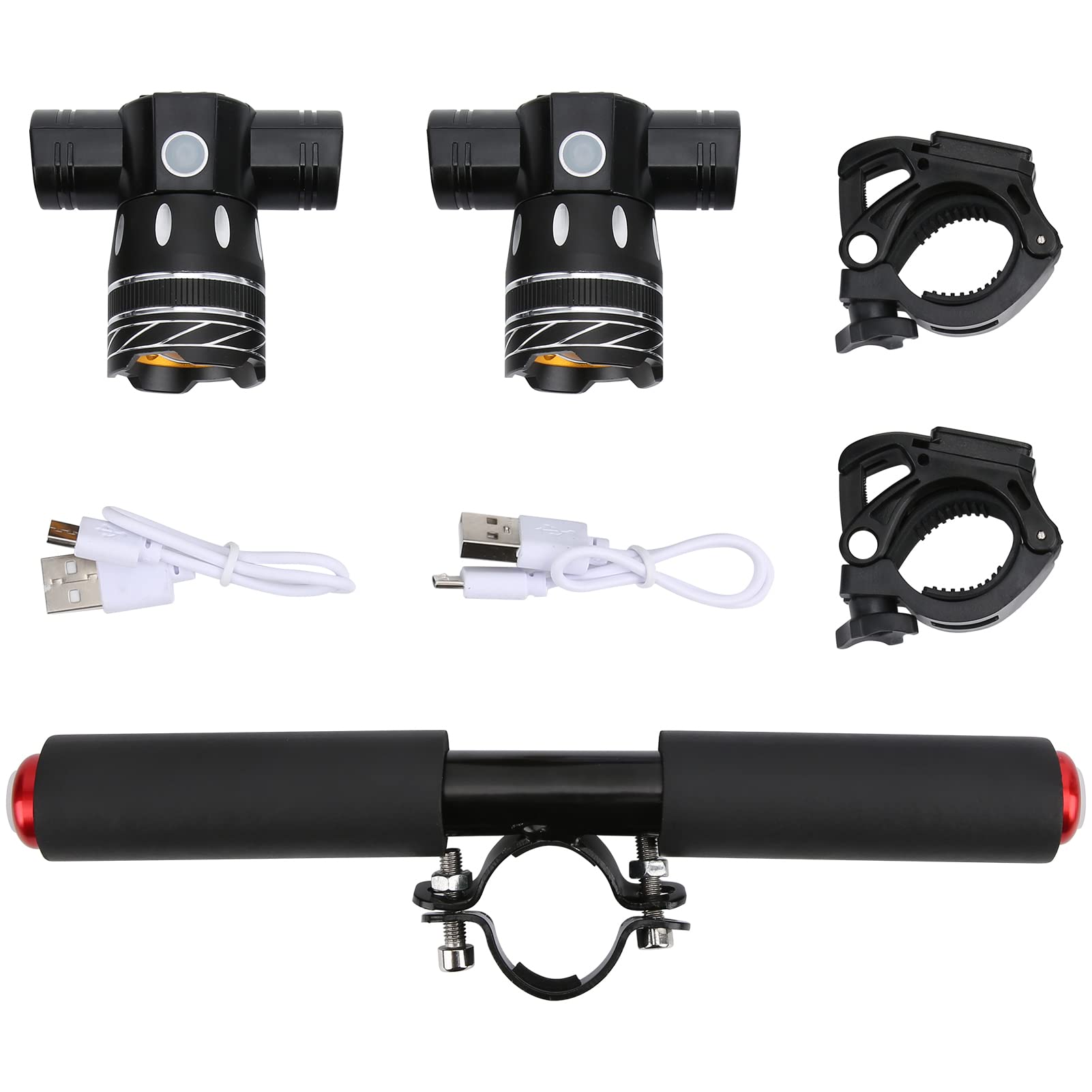 Faro LED Recargable Para Patinete Eléctrico Xiaomi M365/Pro - Faros Delanteros Para Patinete, Faros Delanteros Para Patinete Eléctrico, Iluminan Tus Paseos Nocturnos Para Mayor Seguridad Y Vi