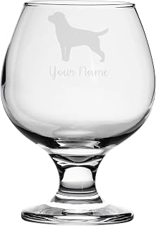 Personalised Rottweiler Engraved Brandy Snifter Glass, Dog Gift for Women, Gift for Men