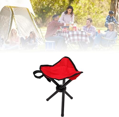 Miniatura 2 de Taburete trípode para camping, portátil, plegable, ligero, para campamento, senderismo, caza, caminar, pesca, viajes