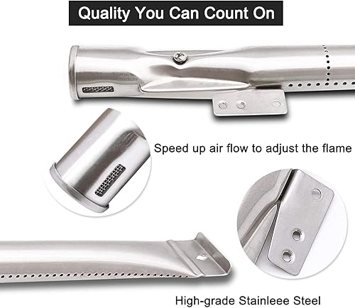 Vista 7 de Criditpid Grill Replacement Parts for Nexgrill 720-0925S, 720-0864, 720-0864M Models. Grill Heat Plates, Burner Tubes and Grill Ignitors for BBQ PRO