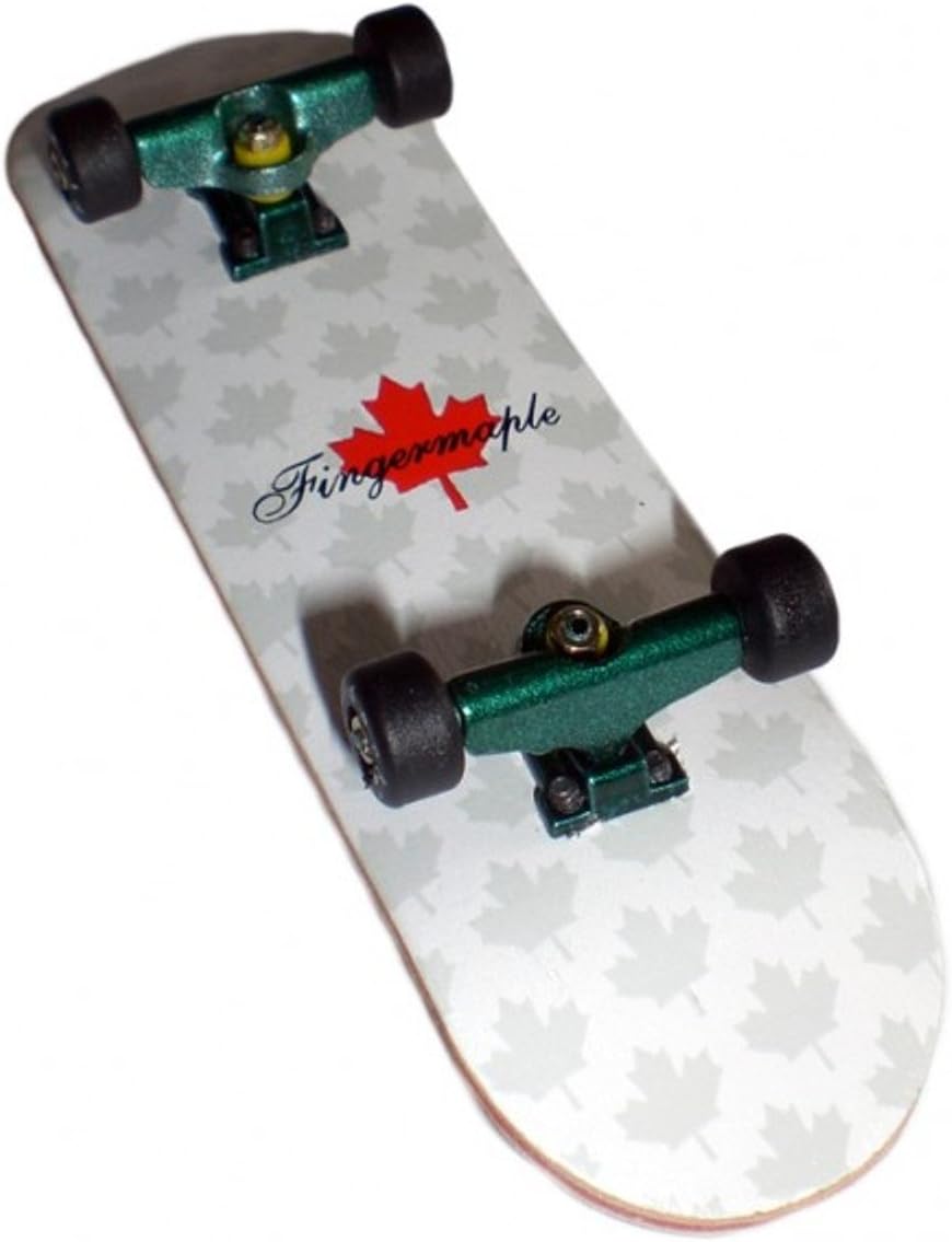 Fingermaple Profi Fingerboard complete made of real wood - Green/Black - Made in USA - Luxury Edition