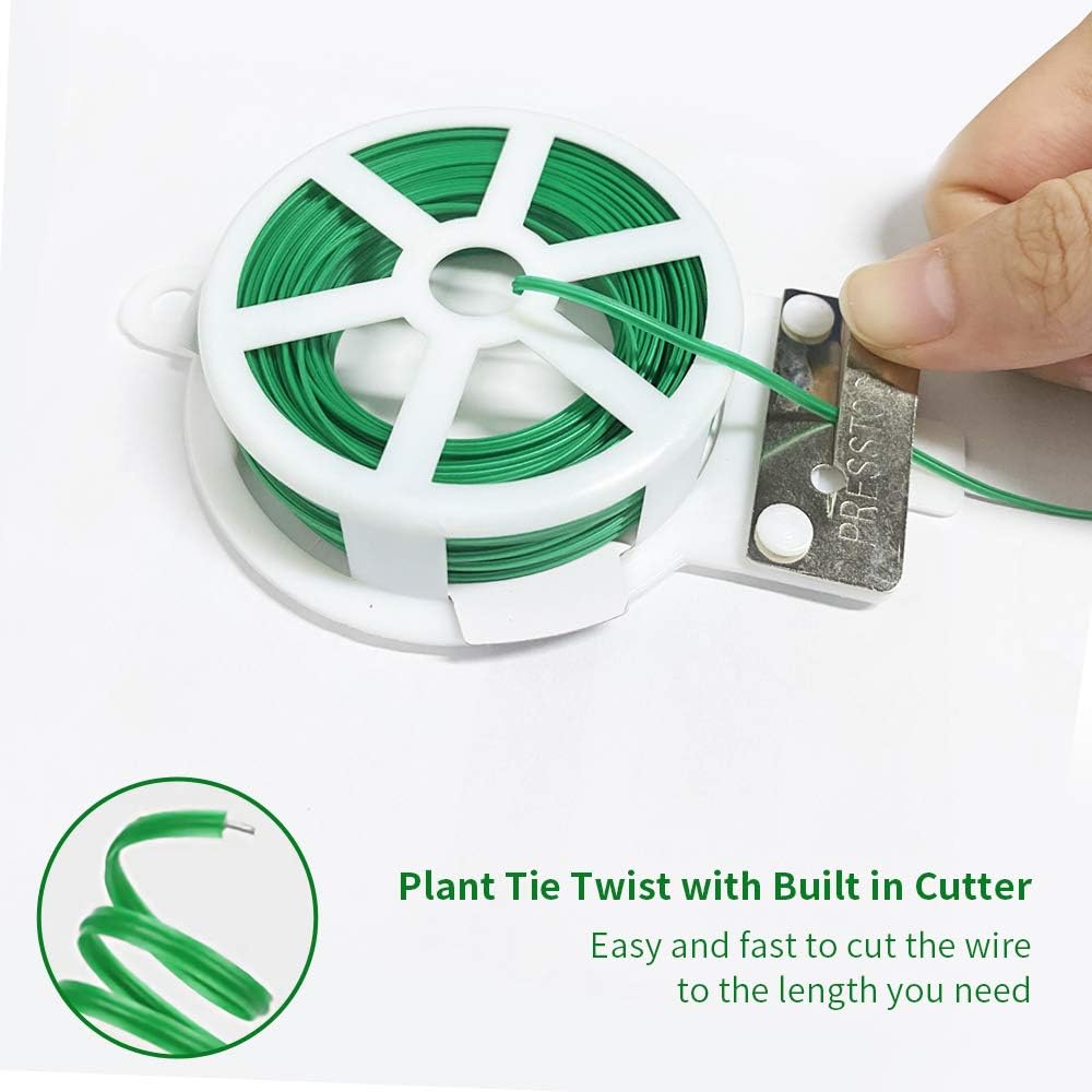 JOYSEUS Plant Clips+Twist Ties
