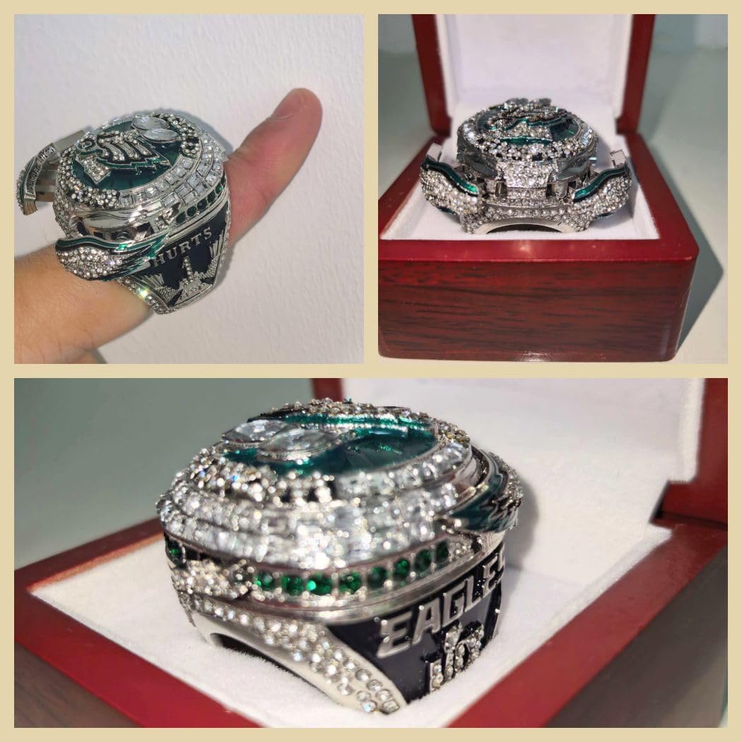 Rare Legacy 2025 PhillyCity New Championship Ring Folding - High-Level Transparent Sandalbox Gold/Silver Plated • Museum-Grade Replica Display Adult