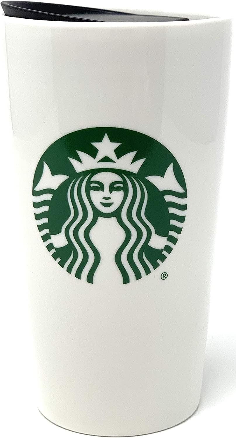 2020 Classic Green & White Traveler Tumbler Coffee Mug (12 Oz, Ceramic), 12 ounce