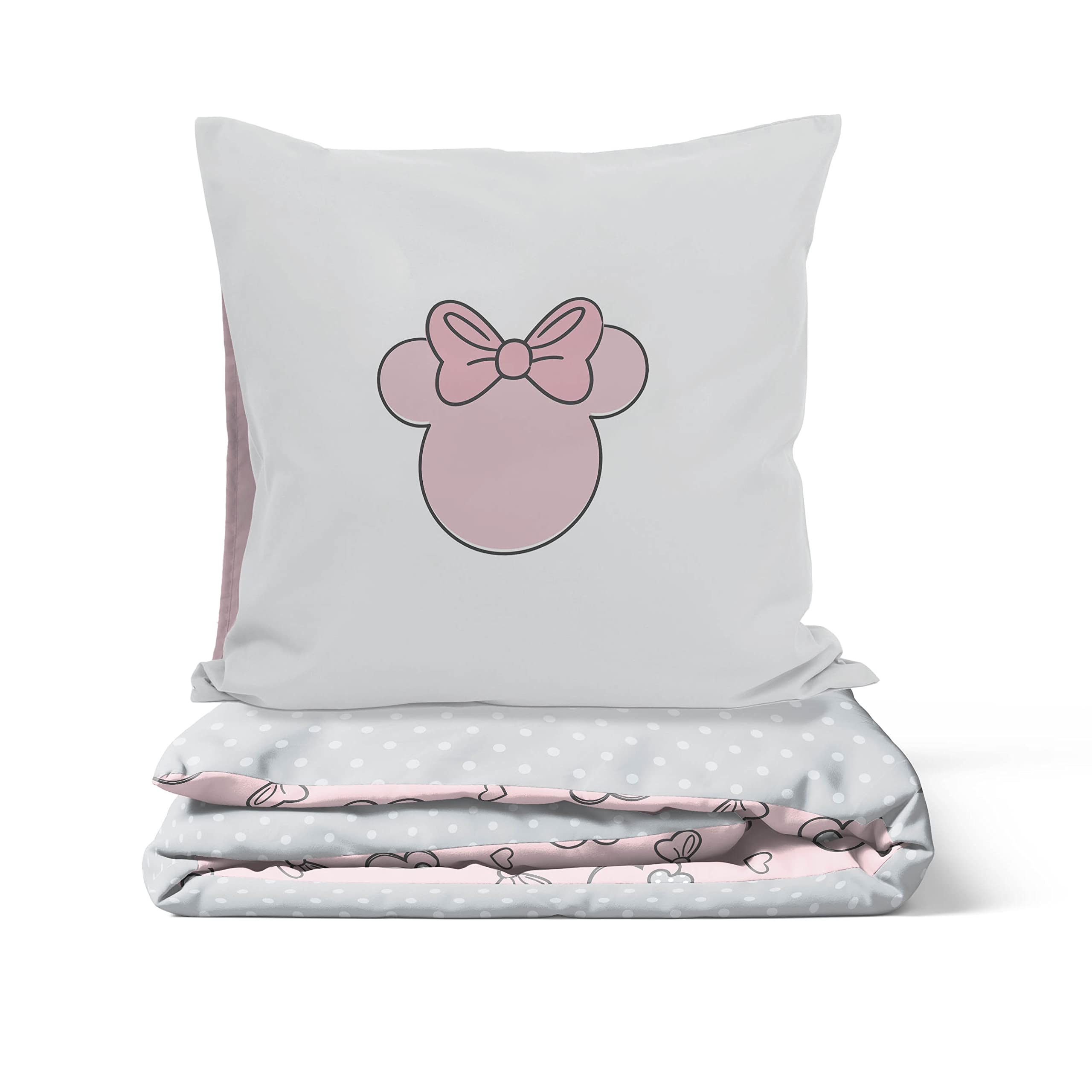 Disney Minnie One of a Kind komplet pościeli dziecięcej 100% bawełny, 135 x 200 cm, rozmiar pojedynczego łóżka, poszwa na kołdrę + poszewka na poduszkę 80 x 80 cm