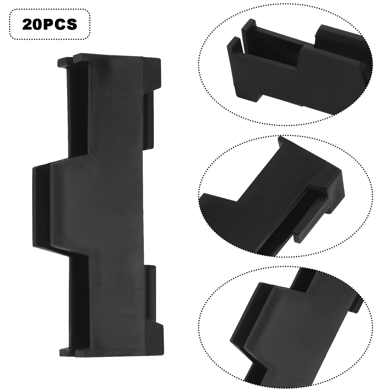 VGOL 20pcs Servo Extension Cable Buckle Extension Wire Plastic Buckle Servo Expansion Wire Clip Servo Wire Clip Safety Lock Servo Fixed Wiring Buckle - Image 4