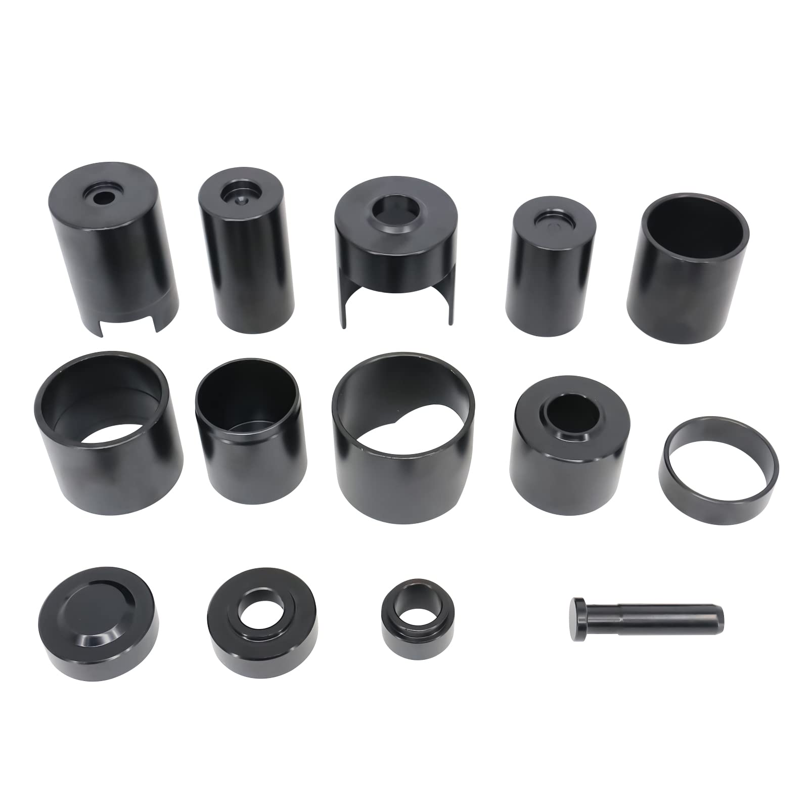 FreeTec Drift Set per pressa da Officina, propellente per Cuscinetti, Accessori per Trapano, Adattatore di Servizio per Giunti sferici Master, Set per Tutte Le Auto e Camion 14 Pezzi
