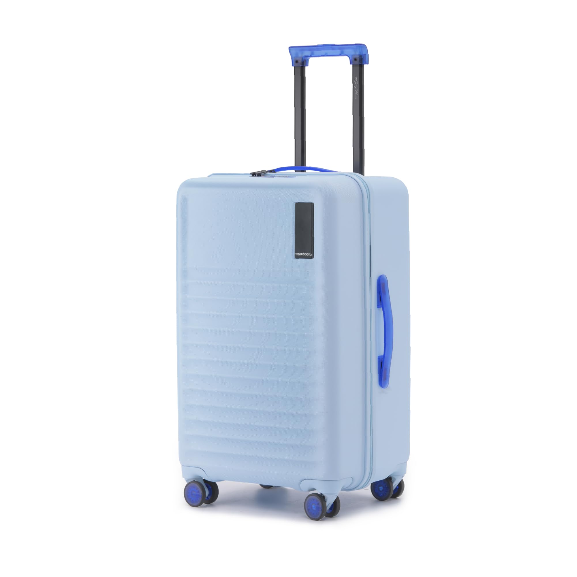 MOKOBARA Aisle Trunk Check-in Trolley Bag 65cm 70L Blue | Lightweight Polycarbonate Hardshell Frosted Hardware TSA Lock YKK Zipper 360° 8 Silent Ninja Wheels 7-14 Days Travel