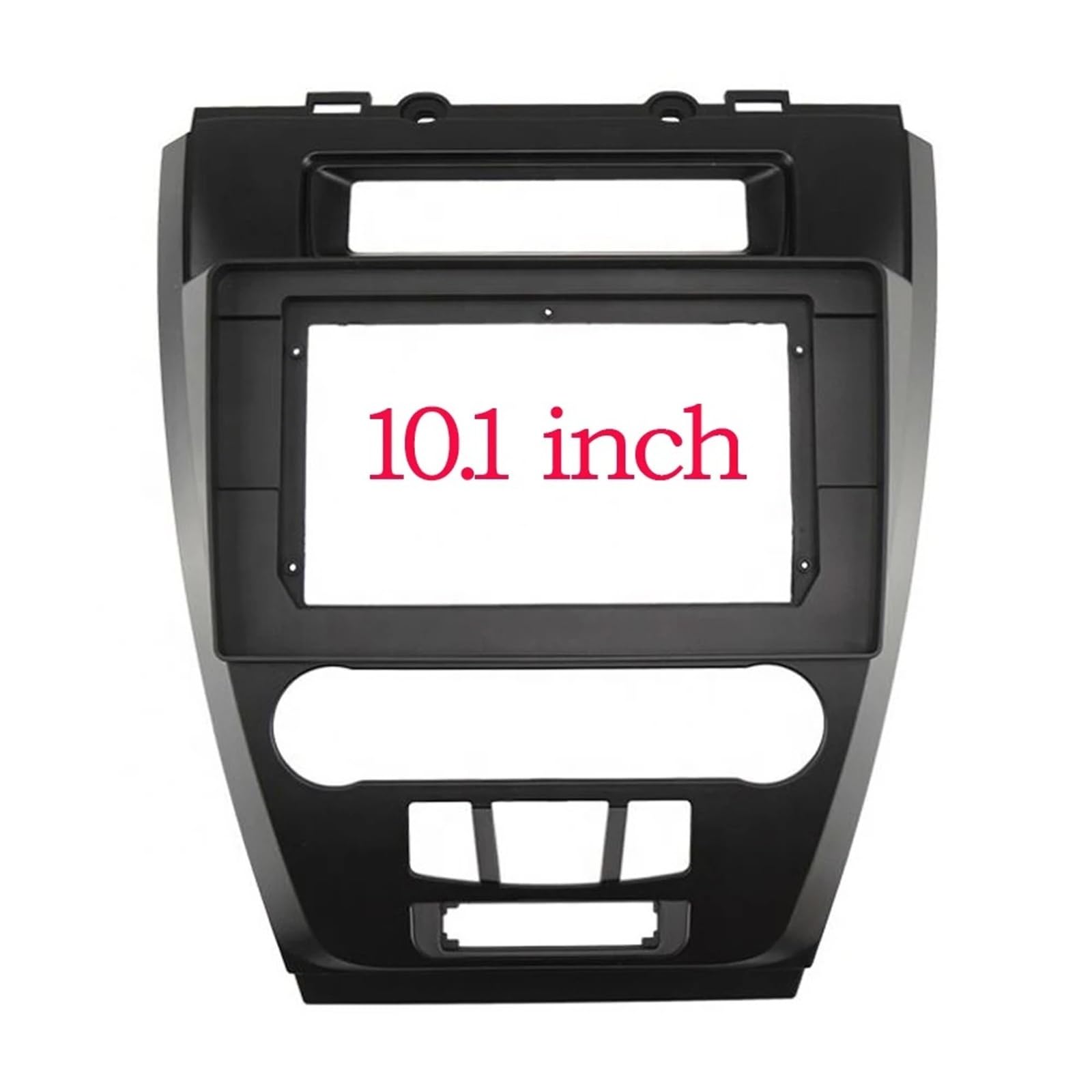 Cadre Panneau D'autoradio Kit Cadre Panneau Tableau Bord Android Mp5, 2 Din, Audio Voiture Grand Écran 10.1 Pouces, Adaptateur Fascia pour Ford pour Fusion 2009-2012 | Le noir