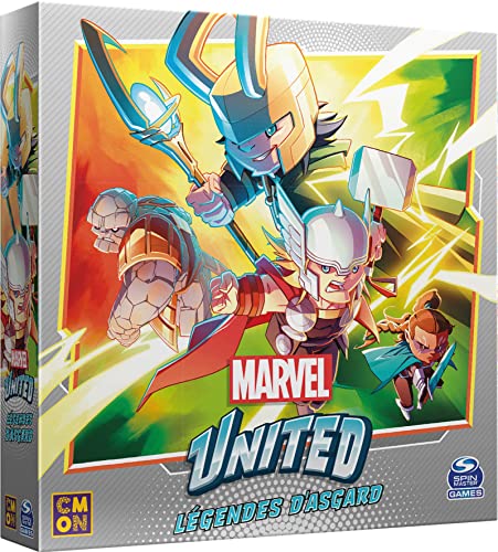 - Cmon - Marvel United Extension: Leggende di Asgard - Giochi da tavolo - di carte - Gioco cooperativo per adulti e bambini dai 14 anni - da 1 a 4 giocatori - Versione francese