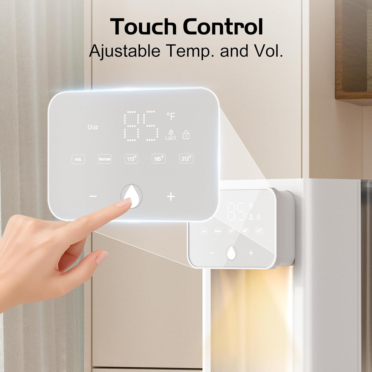 instant hot water dispenser removable tank - BPA free 3L reservoir