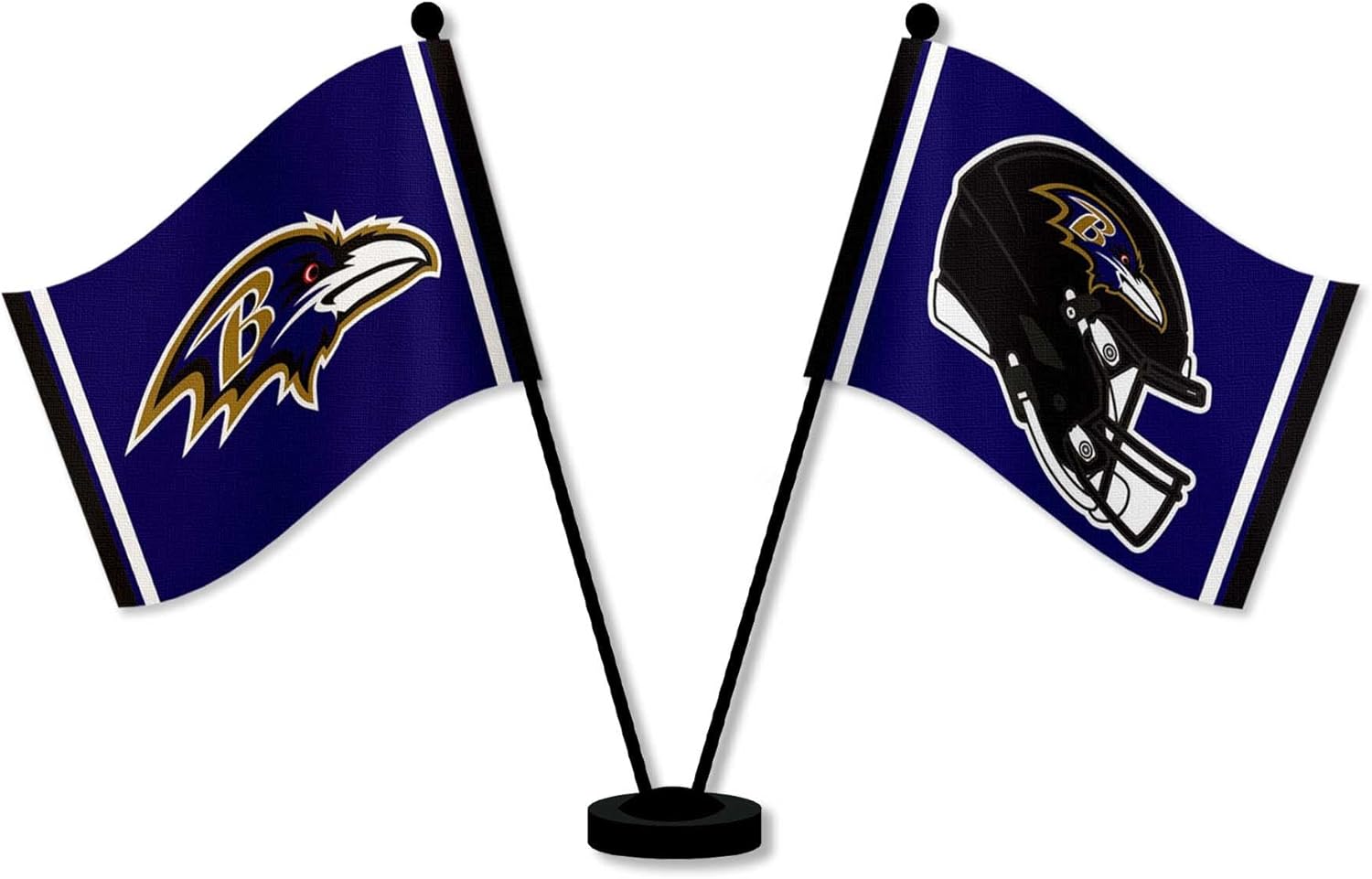 WinCraft Baltimore Ravens Desk and Table Top Flags