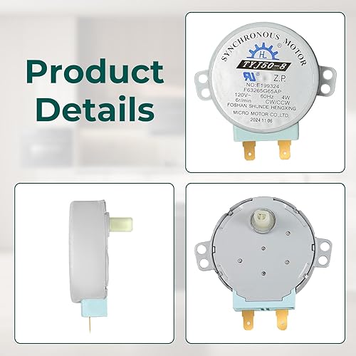 Miniatura 5 de Turntable Motor for Panasonic F63265G60AP F63265G60CP Microwave Synchronous Motor NNSD987S NN-SD987S etc