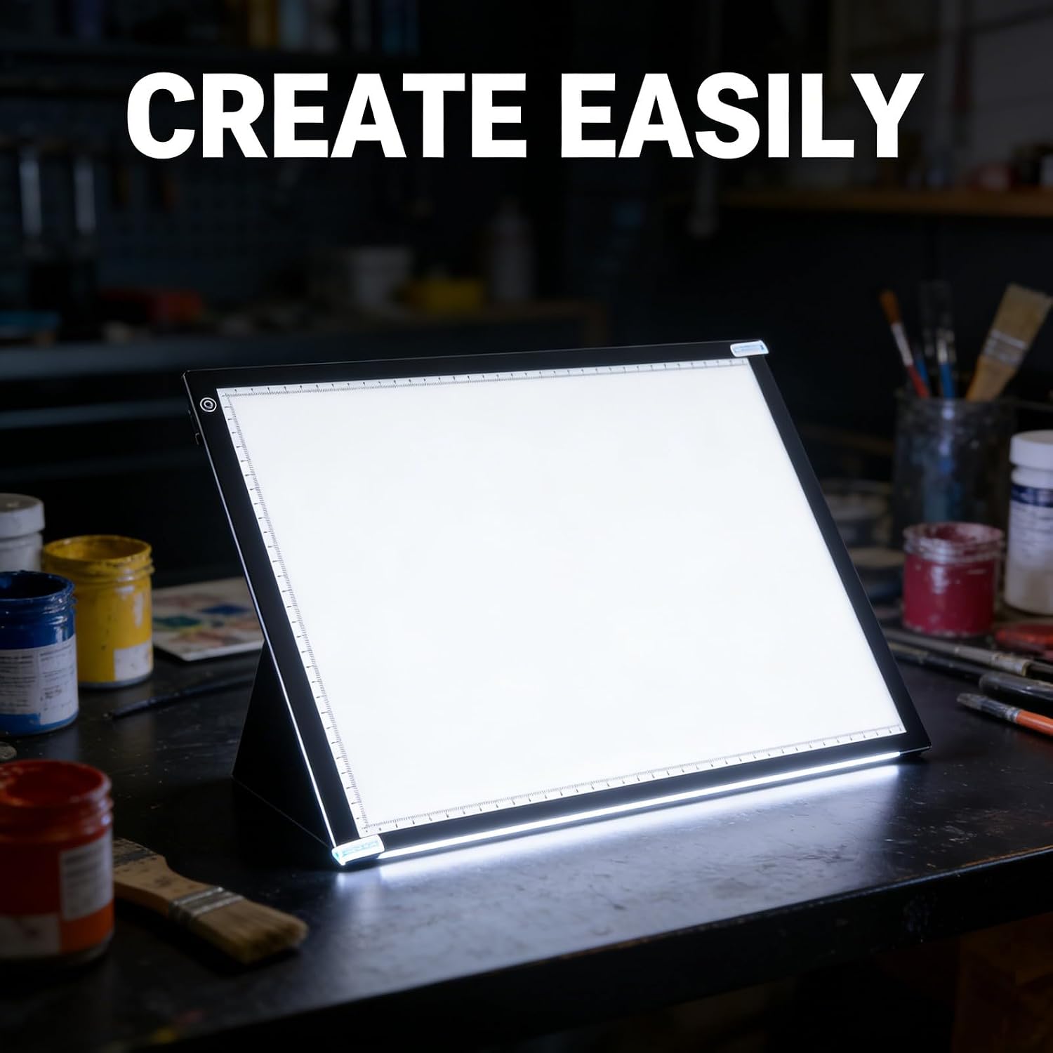Painting Light Board Pad, A3 LED Light Box with Stepless Dimming, USB Powered - Adjustable Brightness, Acrylic Material, Ideal for Artists and Photographers