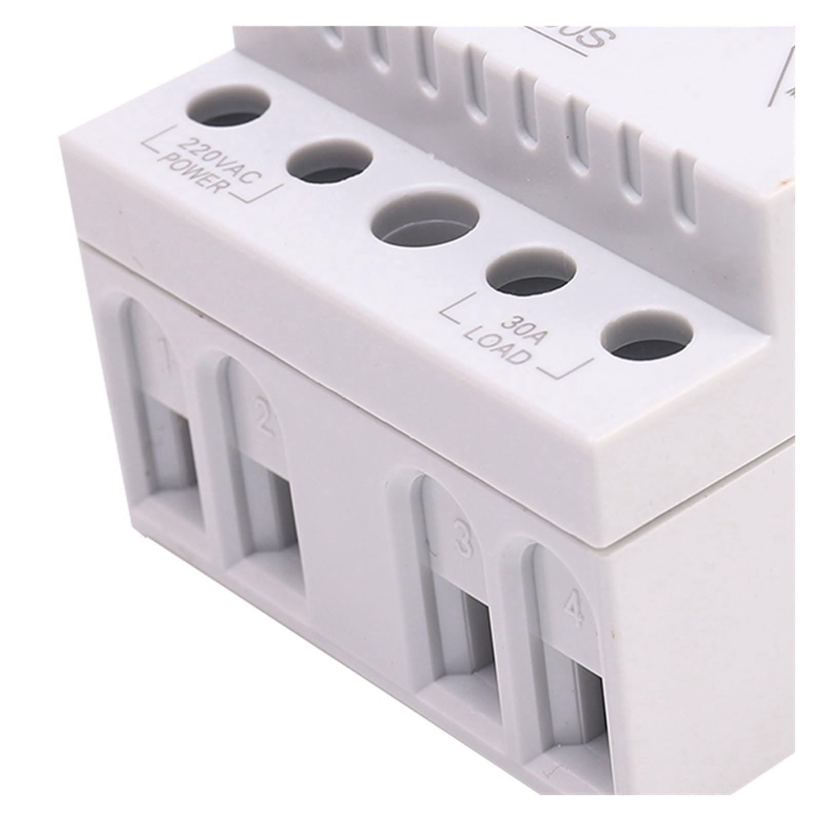 ZERVA Interruptor de Temporizador de Control de Segundos de 220 V, Controlador de Tiempo de Salida de Voltaje de Pin de Pantalla Digital de Pantalla