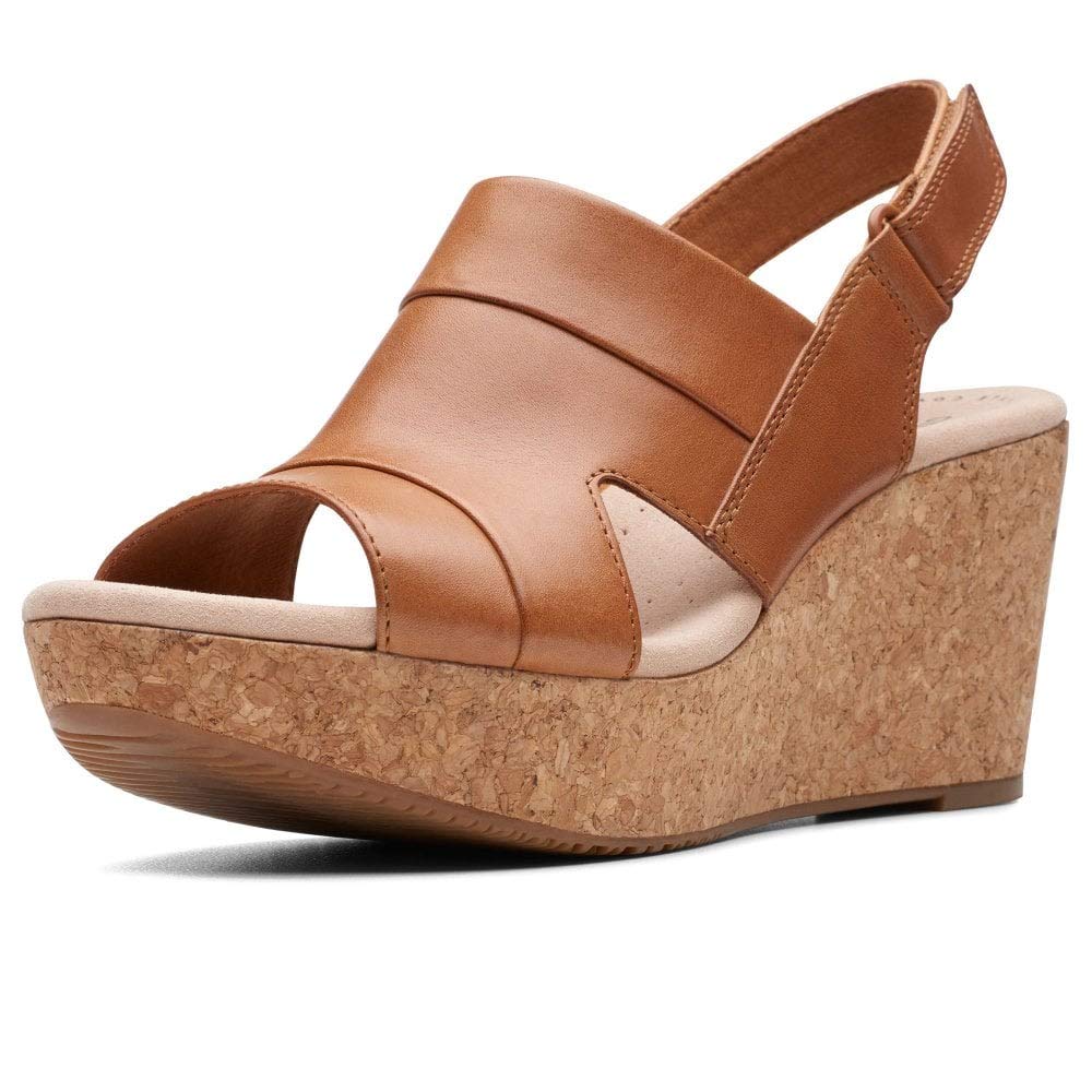 Clarks womens Annadel IvoryWedge Sandal