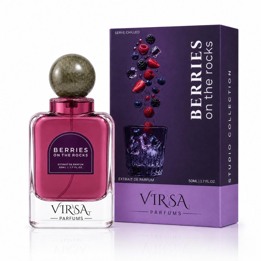 Virsa Berries On The Rocks, Extrait de Parfum for Men & Women (50 ml) | Long Lasting, Fresh, Fruity & Tropical Notes, Unisex Fragrance, 100ml-image-11