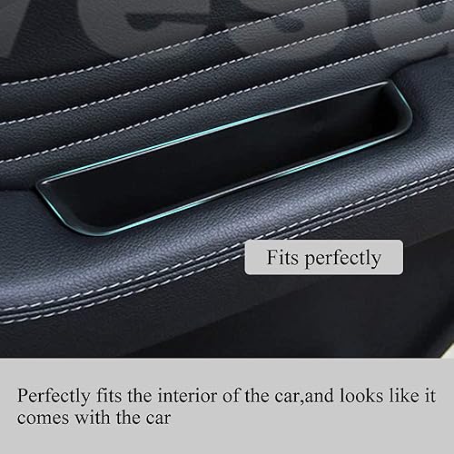 Vista 4 de Vesul Bandeja organizadora de 4 piezas para puerta compatible con Mercedes-Benz Clase ML-Class GL-Class 2012-2019 / Clase GLE GLS-Class 2017-2019