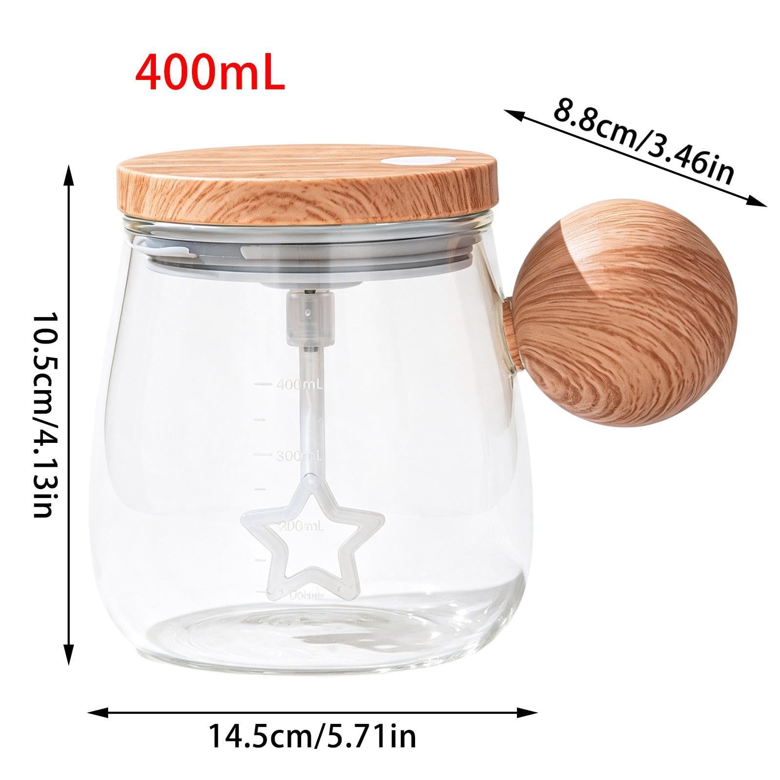 Miscelatrice Elettrica 400ml Contenitore Ricaricabile Miscelante Bevande | Elettrica Con Miscelatore Automatico Per Proteine Del Latte In Polvere Casa Viaggio Dormitorio Picnic Campeggio Palestra