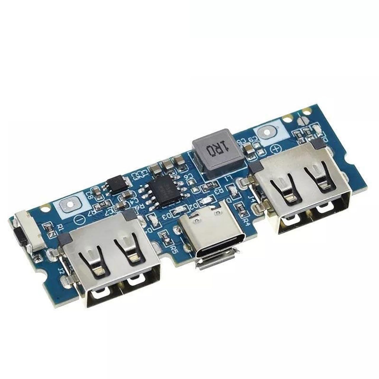 Dual USB 5V 2.4A Power Bank for Lithium Battery with Type-C & Micro USB-image-14