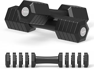 Fragraim Adjustable Dumbbells Set for Women and Men, 4.54 kg Dumbbells, 4-in-1 Dumbbell Set, 2 lbs, 1.36 kg, 1.81 kg, 2.27…