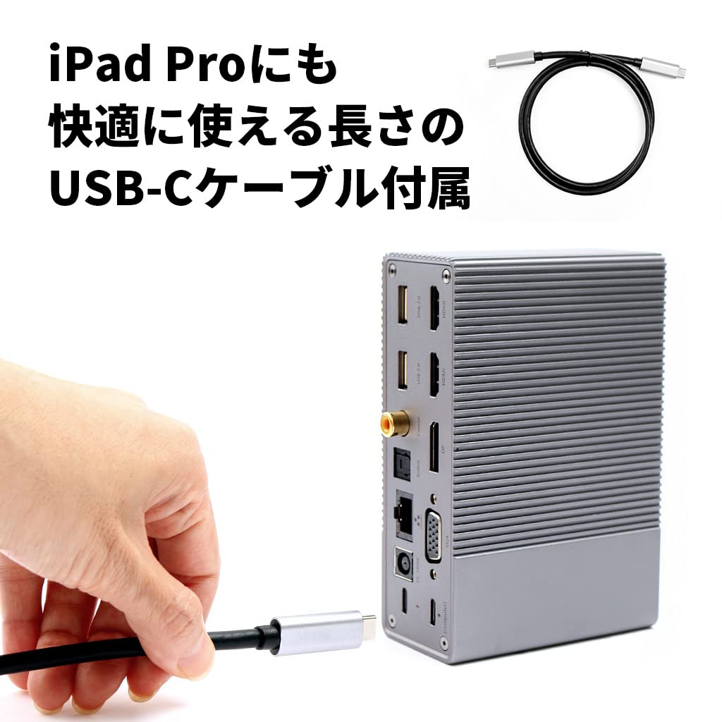 Amazon.co.jp: Hyper USB-C ハブ ドッキングステーション HyperDrive 