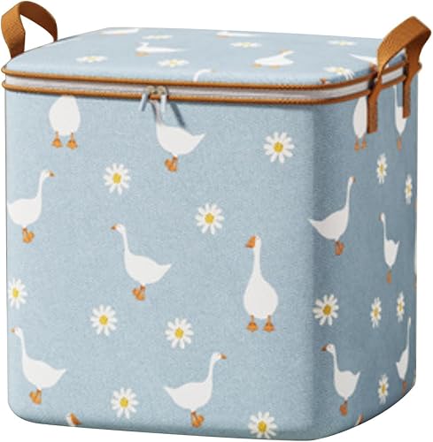 Miniatura 8 de Bolsas de almacenamiento grandes para ropa, contenedores de almacenamiento plegables, organizador de armario, bolsa de almacenamiento de edredón