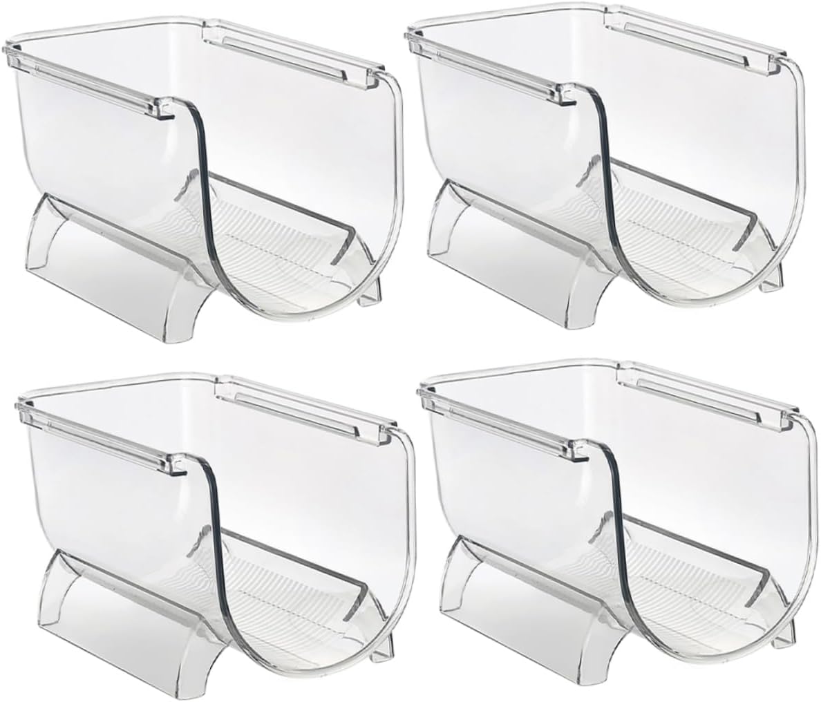 Soporte para Botellas de Vino PHENOFICE 4 Piezas Blanco