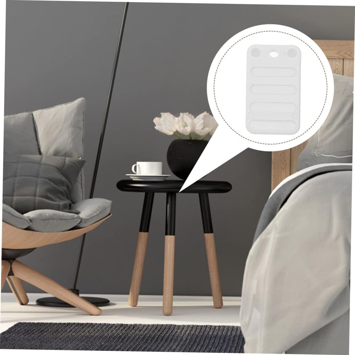 Generic 18pcs Plastic Furniture Leveling Shims Adjustable Table and Chair Leg Protectors Multi-Function Shim Levelers for Home Use