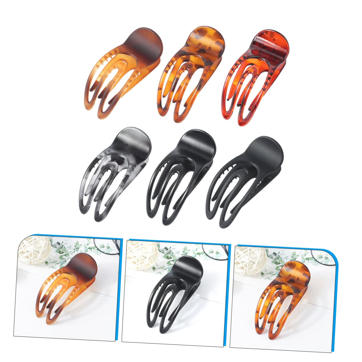 MAGICLULU 12 Piezas De Pinzas Para El Cabello Para Mujeres Pinzas Para El Cabello Para o Para El o Para El o Largo Pequeñas Para La