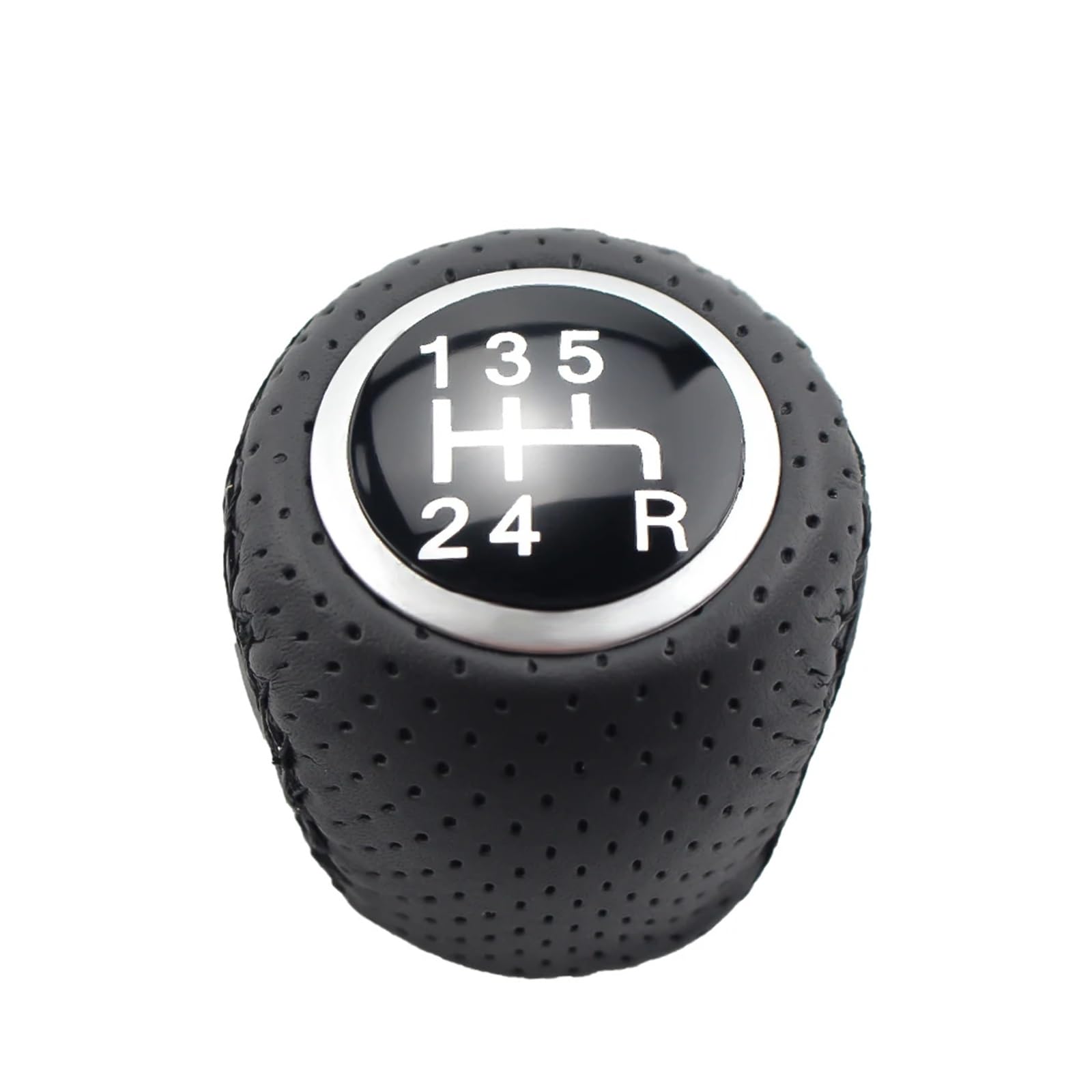 Kunyos 5 Speed Upgrade Gear Shifter Knob For Fiat Grande Punto For Evo Punto 2012 Black